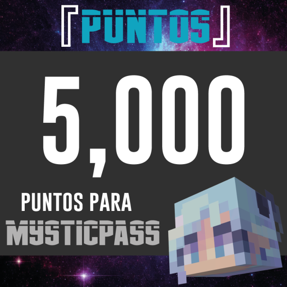 5000 Puntos para el MysticPass 『CUSTOM』