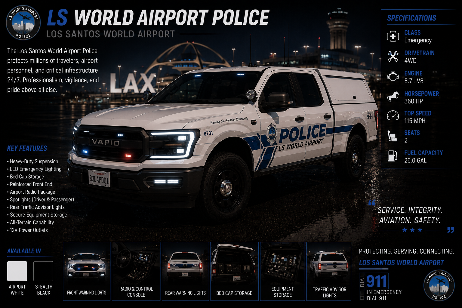 LSXPD - 2020 Vapid 250 Truck