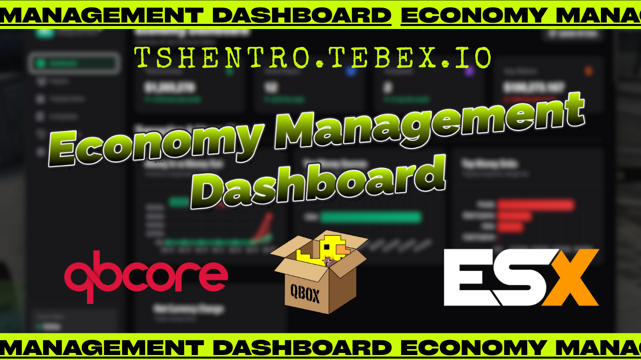 FiveM Economy Management Dashboard