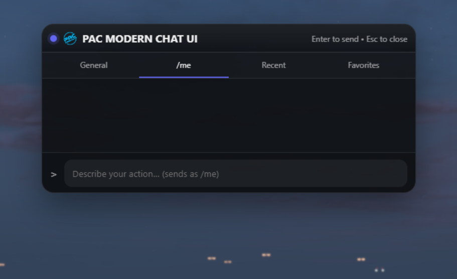 PAC MODERN CHAT