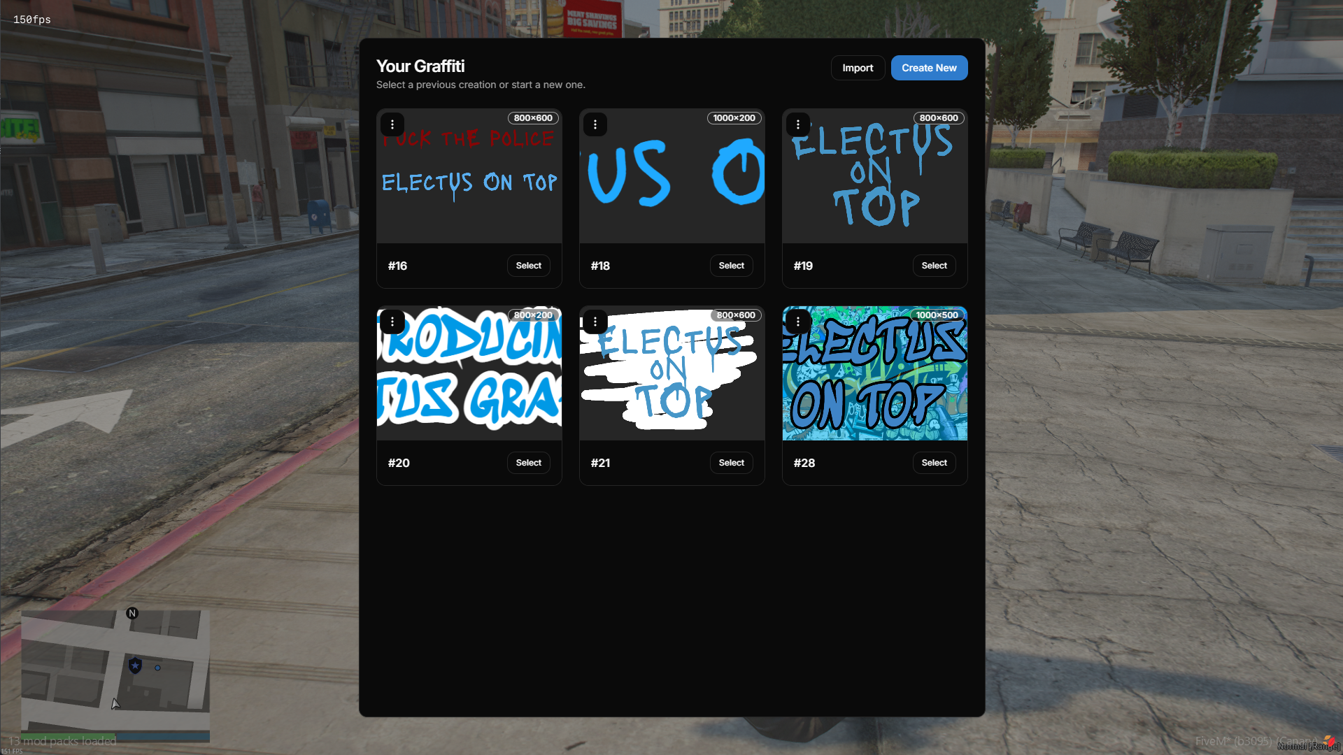 Electus Graffiti