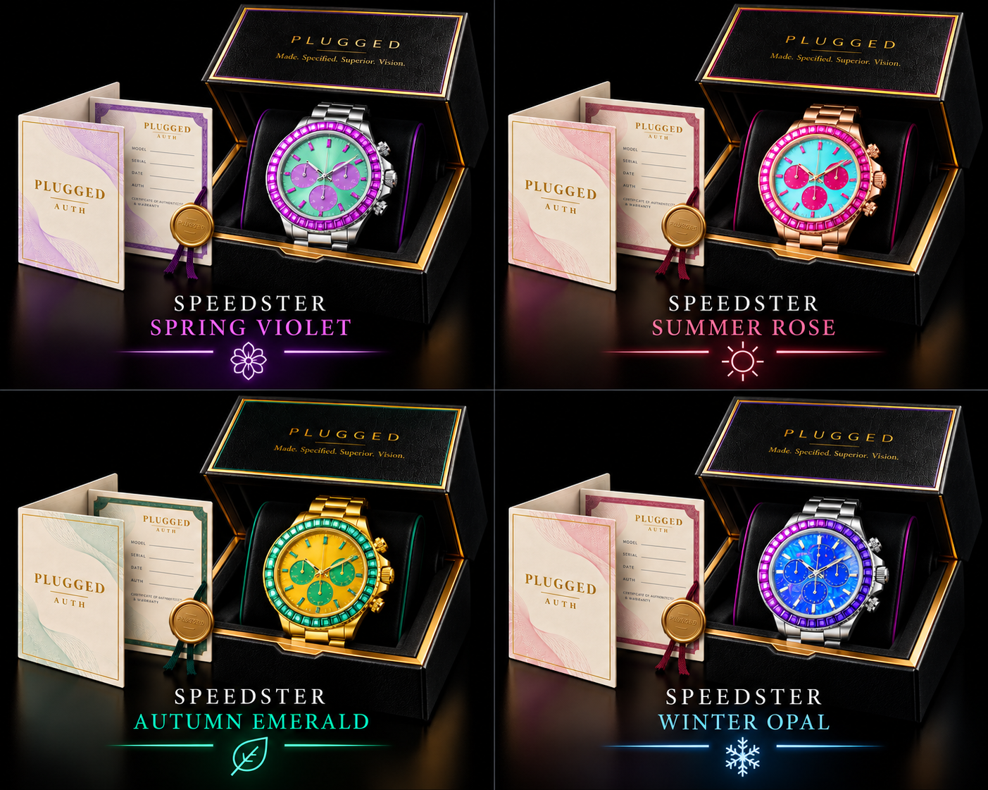 🍂❄️☀️ ALL SEASON WATCH PACK 🌸⌚✨