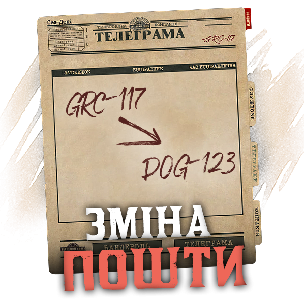 Зміна поштового номера