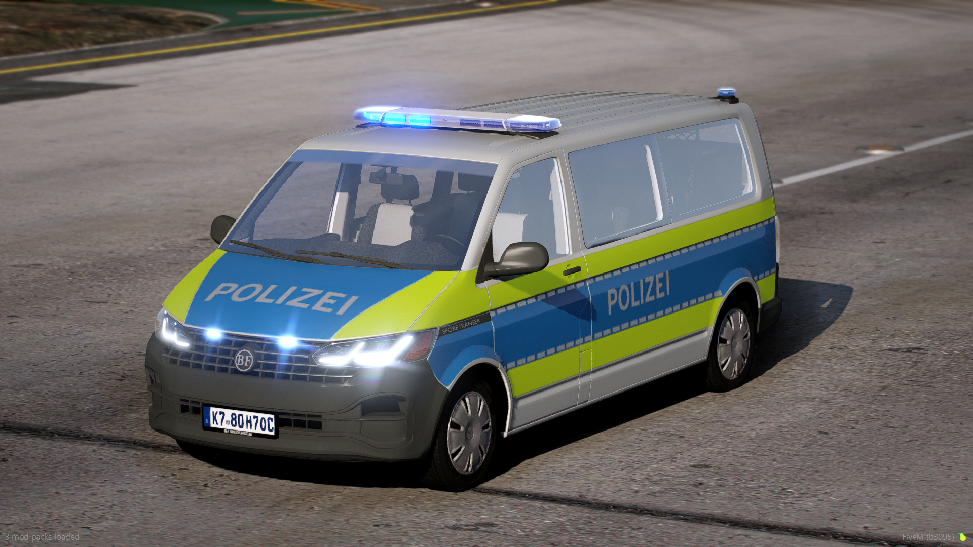 BF Sporetranser Streifenwagen LB5K