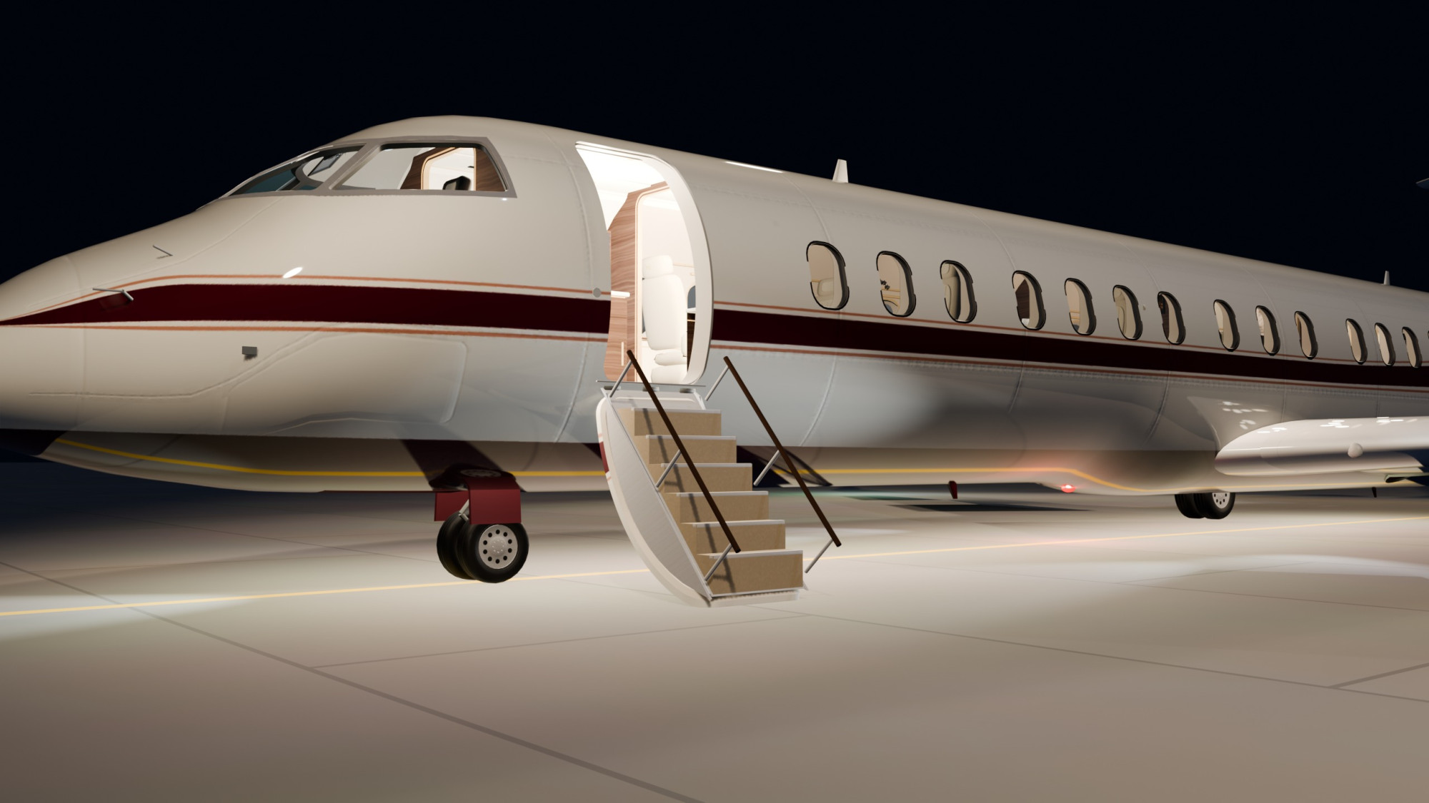 MS8000 | Ultra-Long-Range Luxury Business Jet | Walkable Cabin