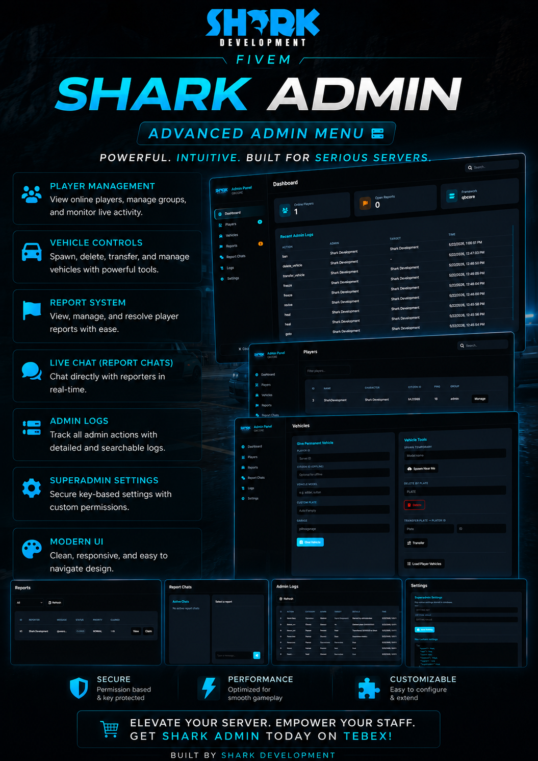 SharkDevelopment-AdminMenu