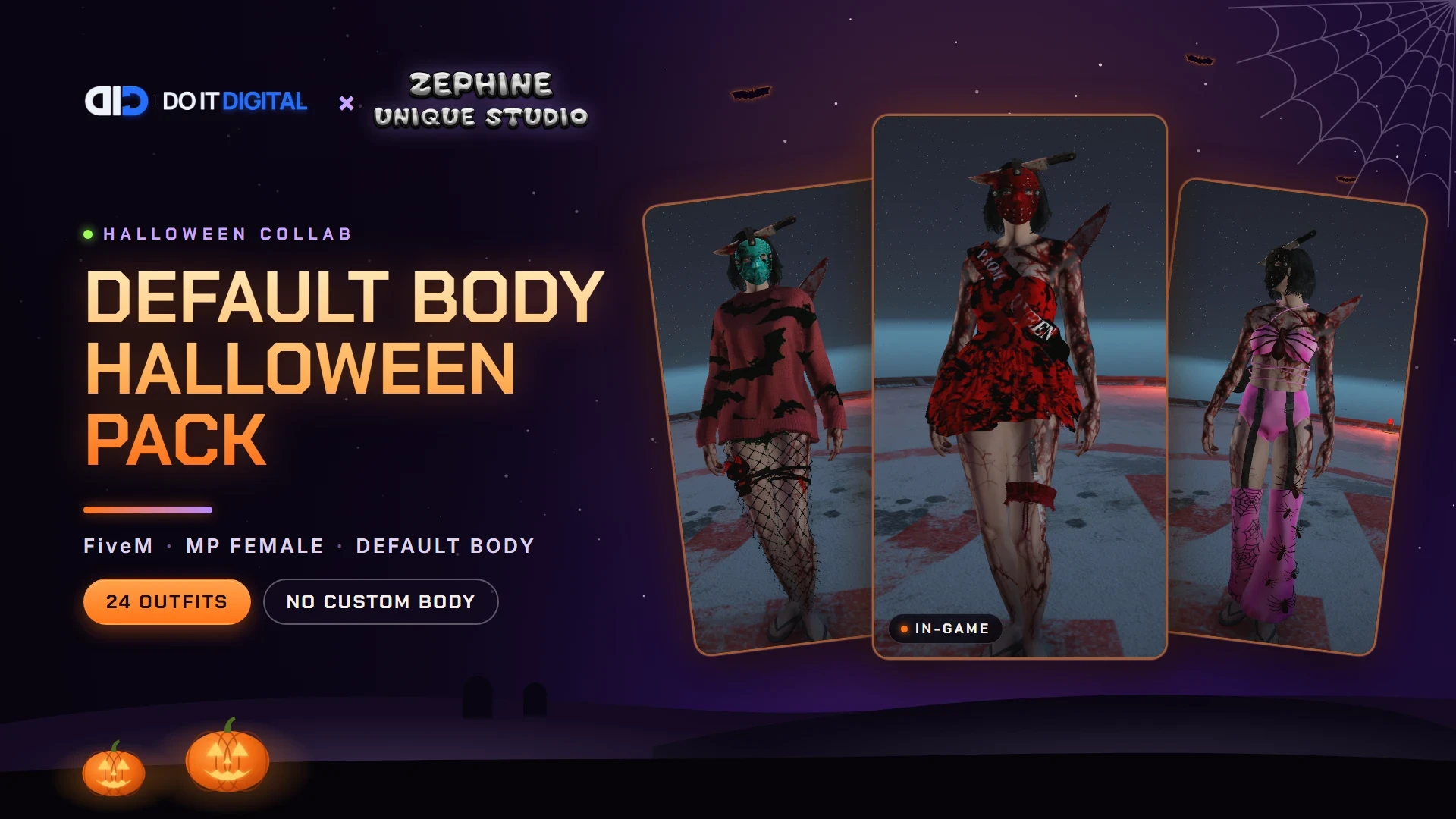 Halloween Clothes | Default Body Pack Female [OPEN SOURCE]