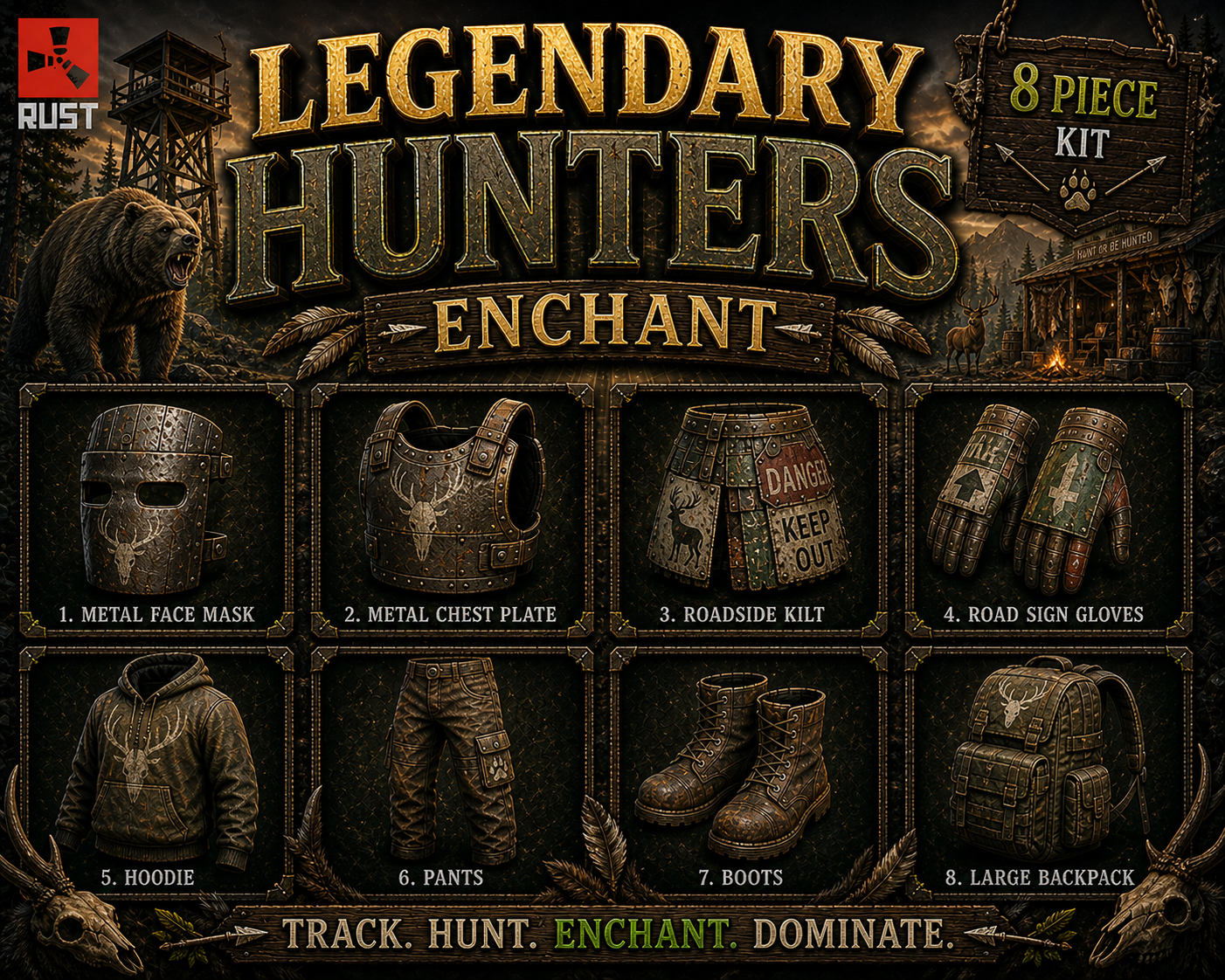 HUNTERS - Legendary Enchanted Set