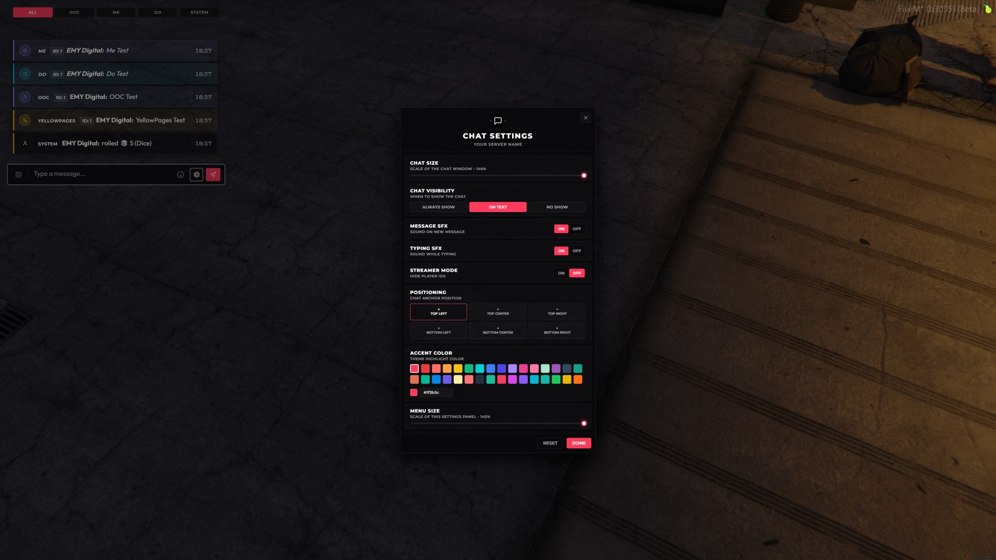 EMY Digital Chat V1 – Modern, Open Source & Fully Customizable FiveM Chat