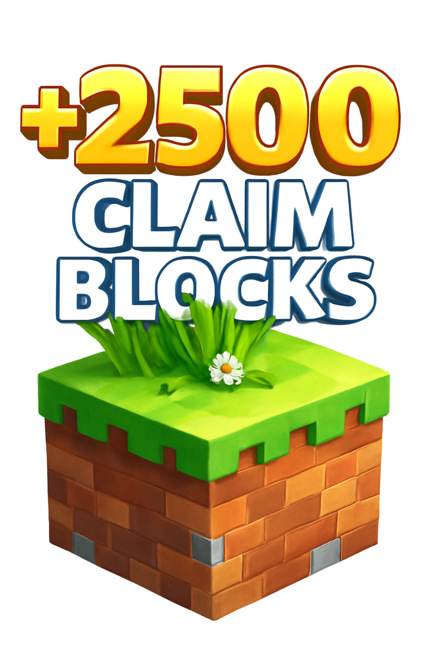 2500x Claim-Blöcke (500 kostenlose Blöcke)