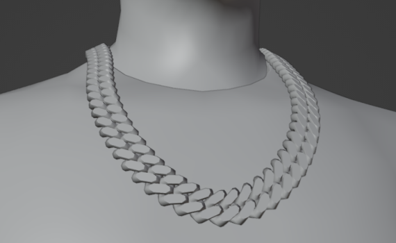 Low Poly Cuban Chain 