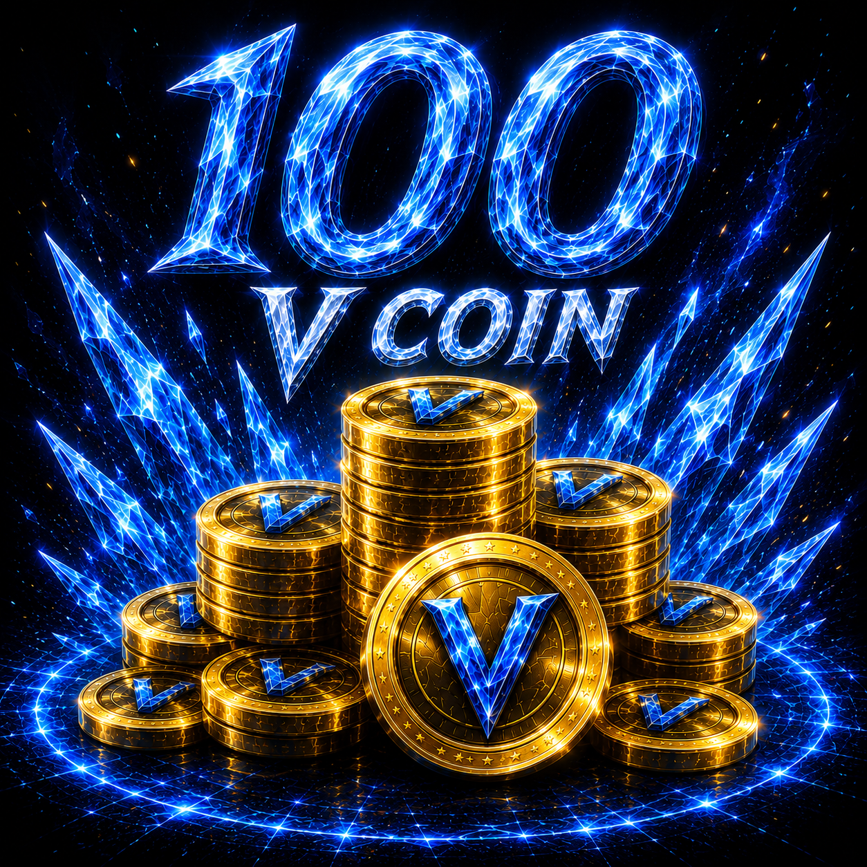 100 x V Coin Package