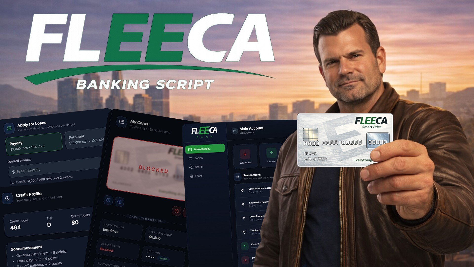 OneClub Banking Script v2