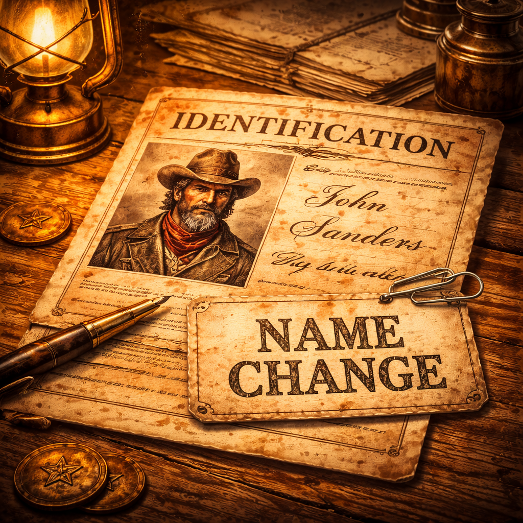 ✏️ Name Change Voucher