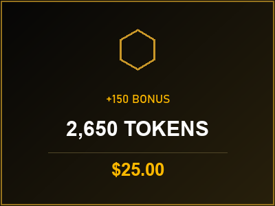 2,650 Tokens