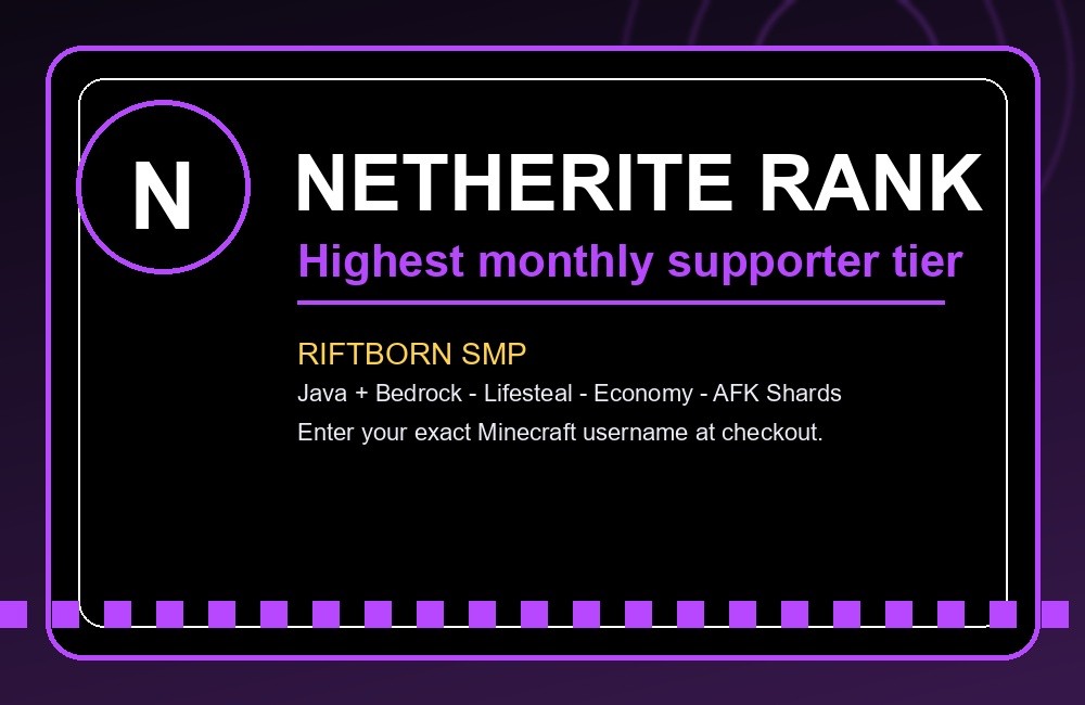 Netherite Rank