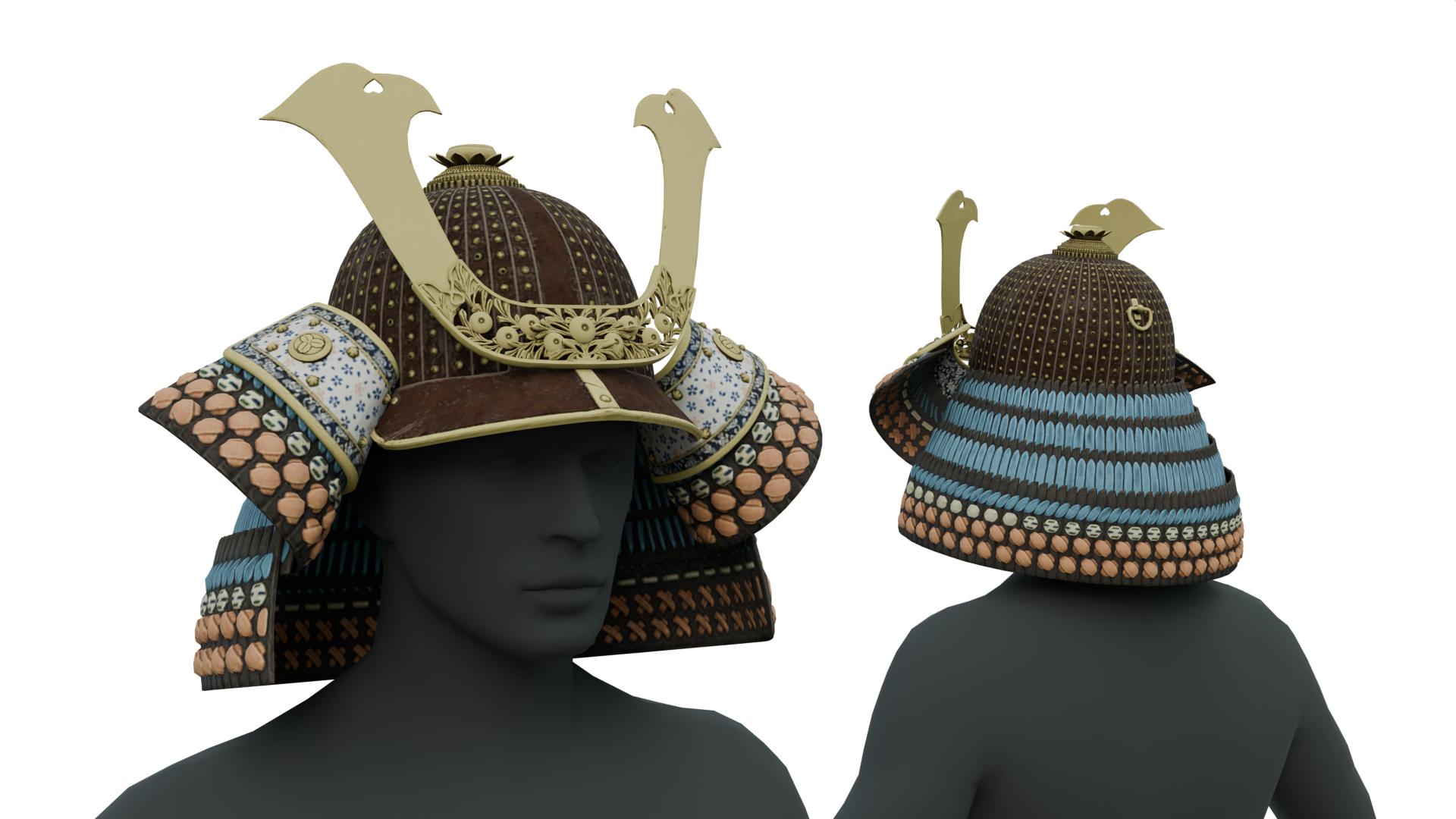 Samurai FiveM 3D Clothing Assets Pack – outfit preview 3