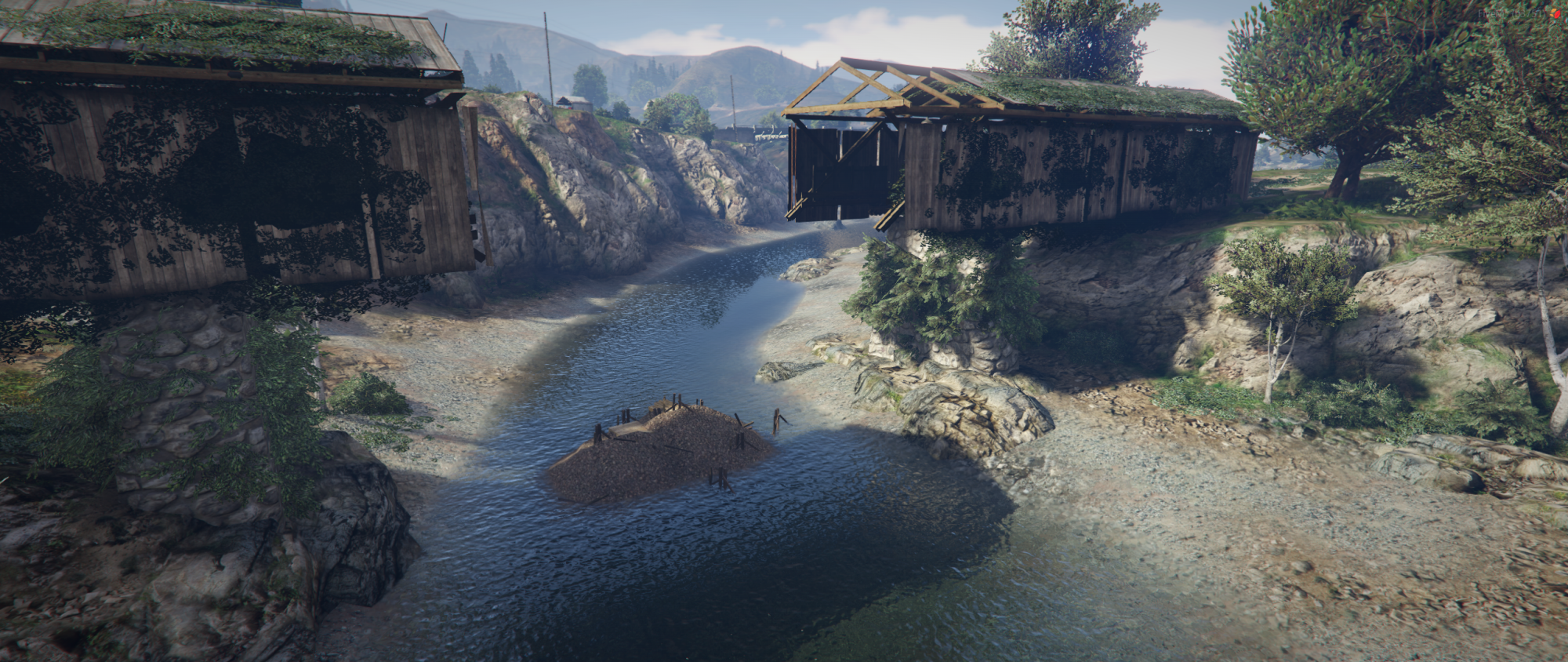 Destroyed Swamp Bridge | Post-Apocalypse Map