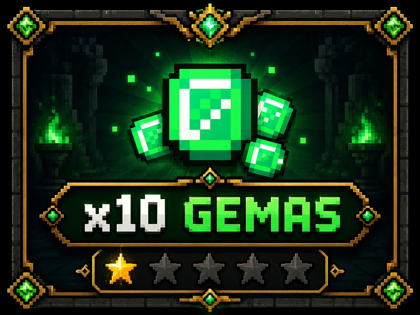 Paquete x10 Gemas