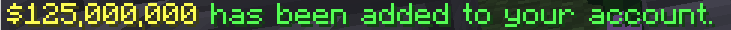 125,000,000 Dollars