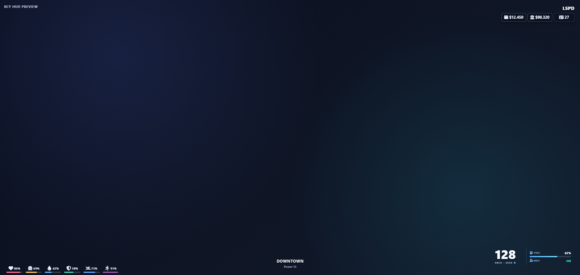 [ESX / QBCore] HUD