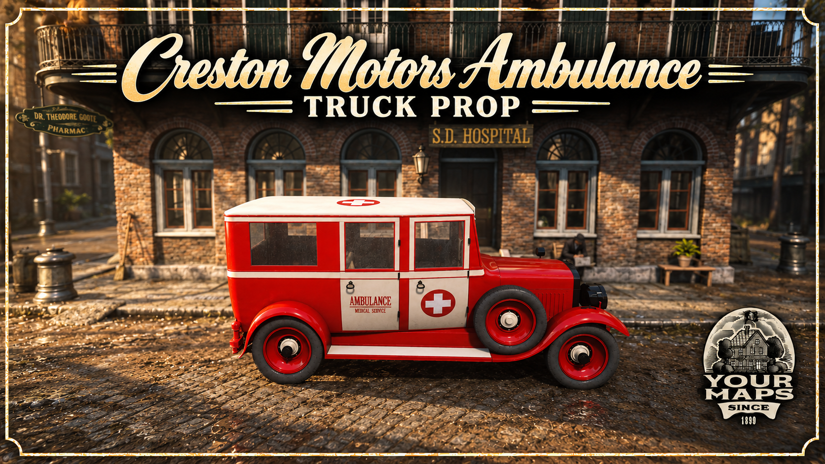 Vintage Creston Ambulance