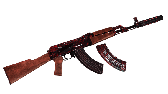 AK-47 RED CHROMIUM.