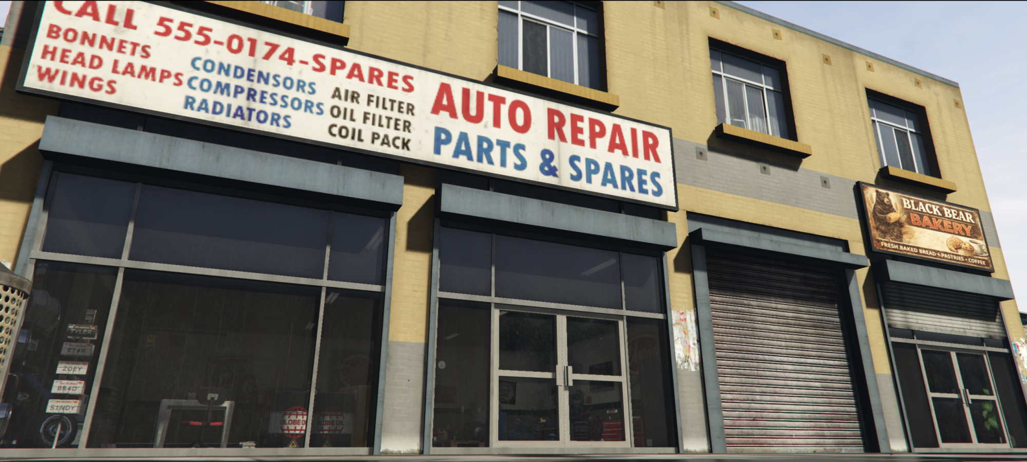 Auto Parts & Black Bear Bakery
