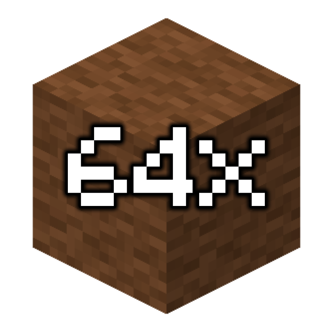 64x Brown Wool