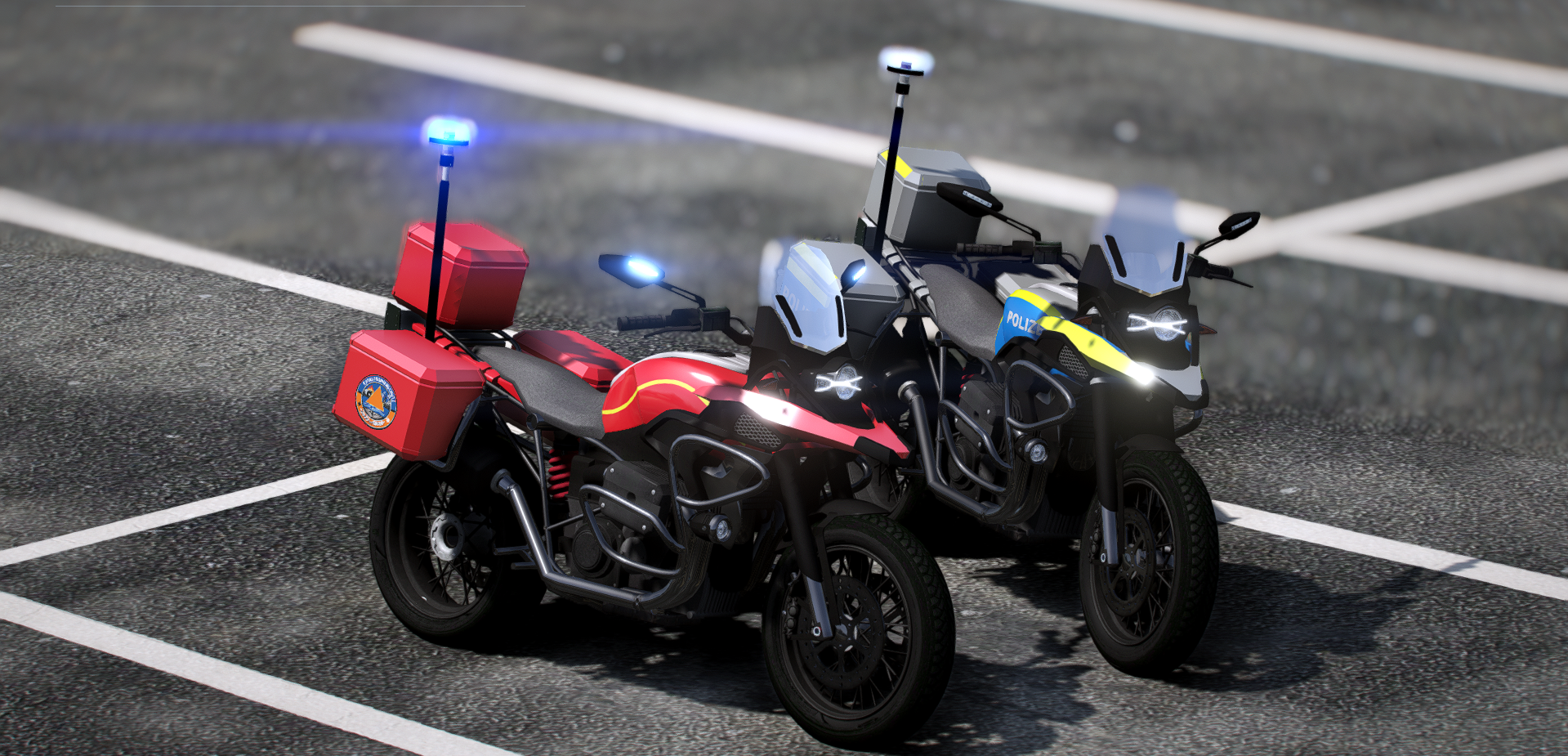 Mountainier Mehrzweck Einsatzmotorrad
