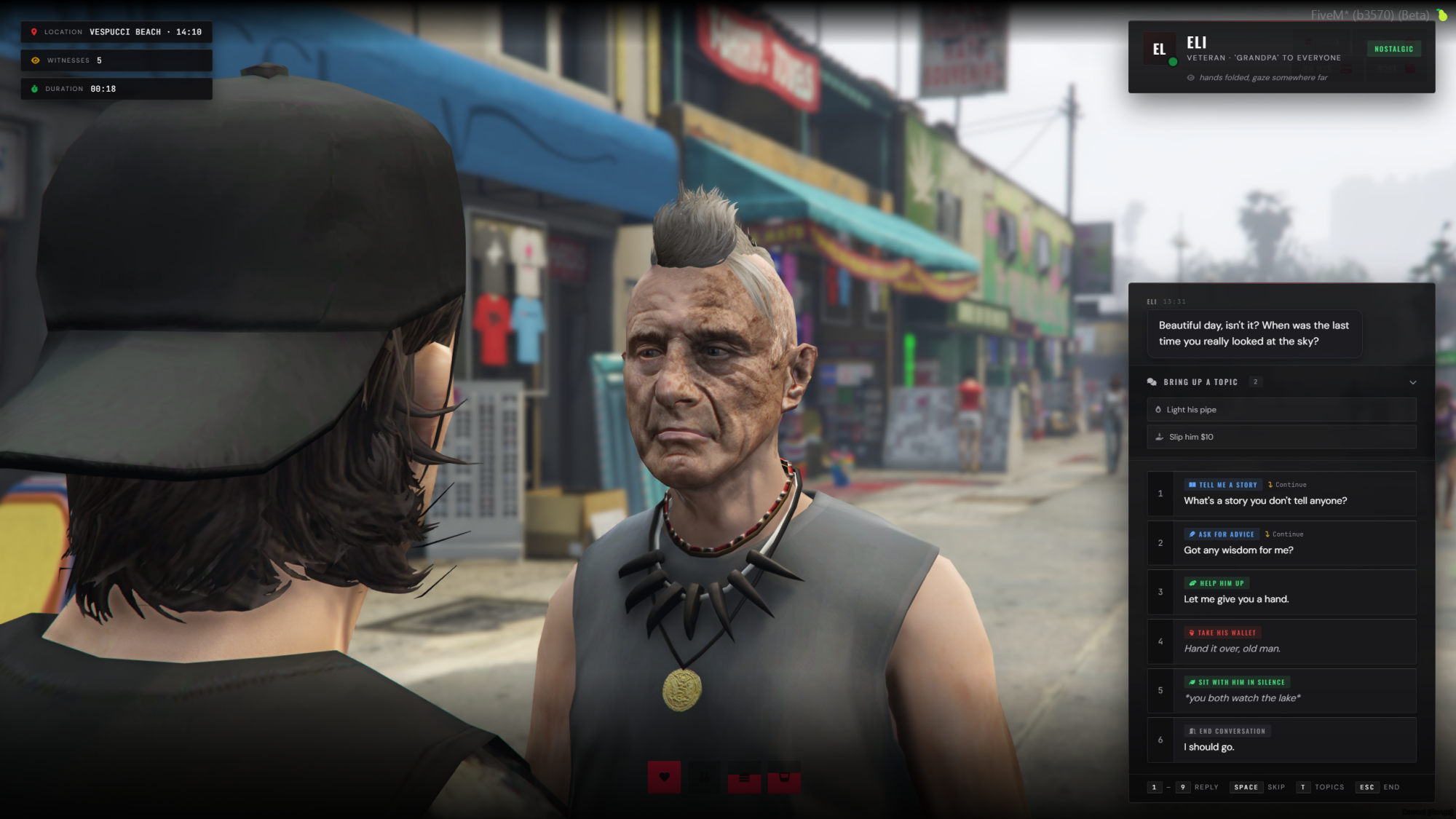 Intel NPC Chat | Persistent FiveM NPC Dialogue System