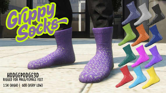 Hodgepodge3D - FiveM Grippy Socks