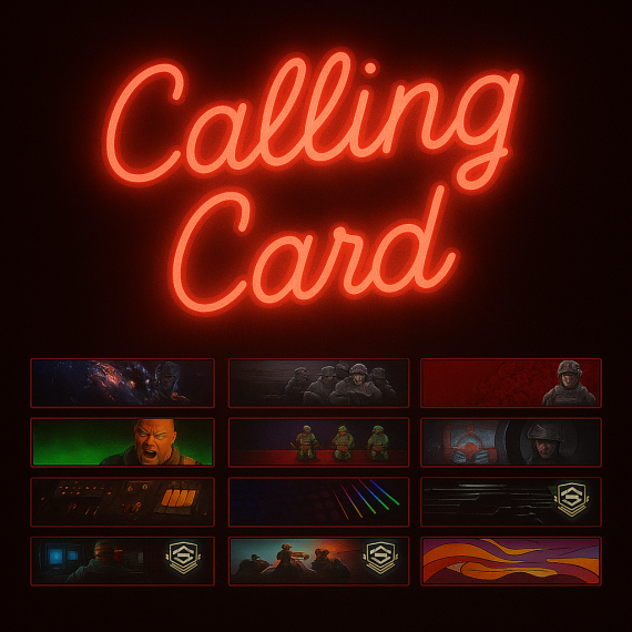Custom Calling Card ( Non Moving )