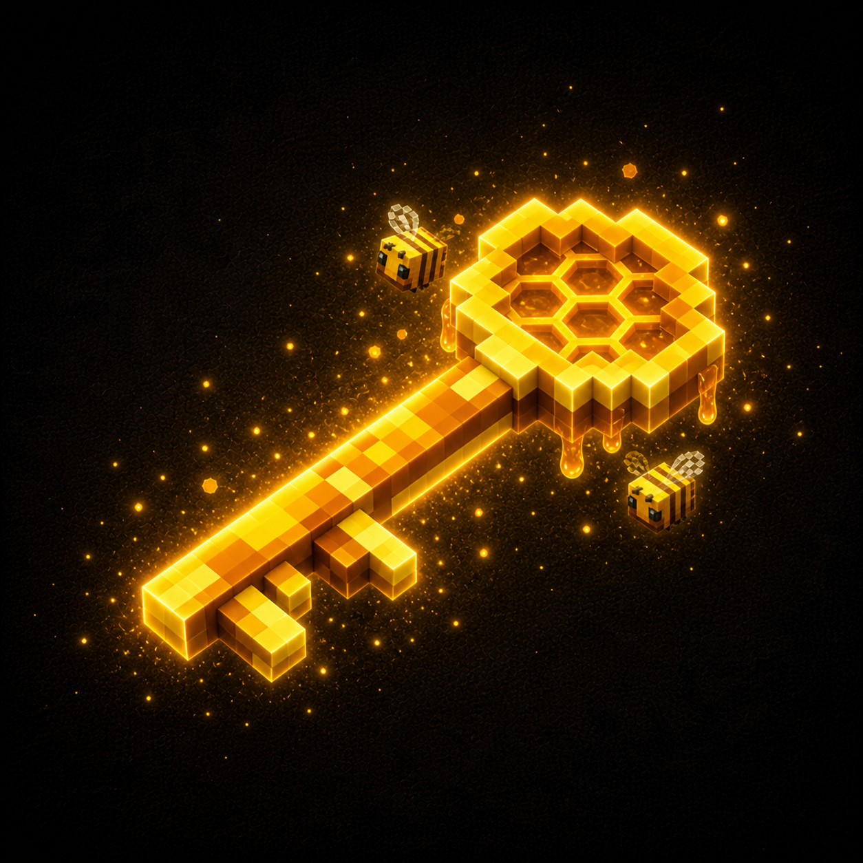 3x Honey Key