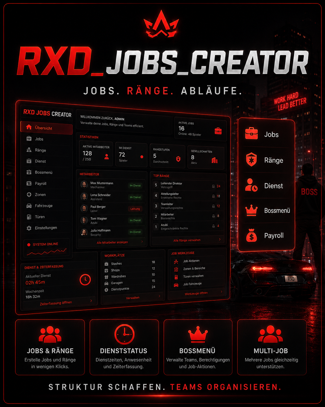RXD Jobs Creator
