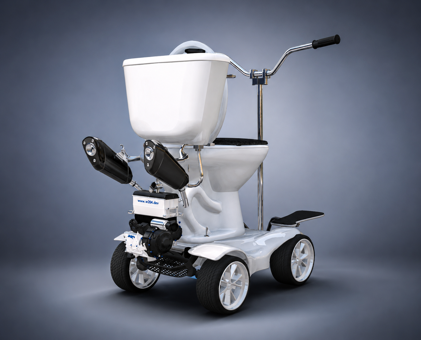 Toilet on Wheels