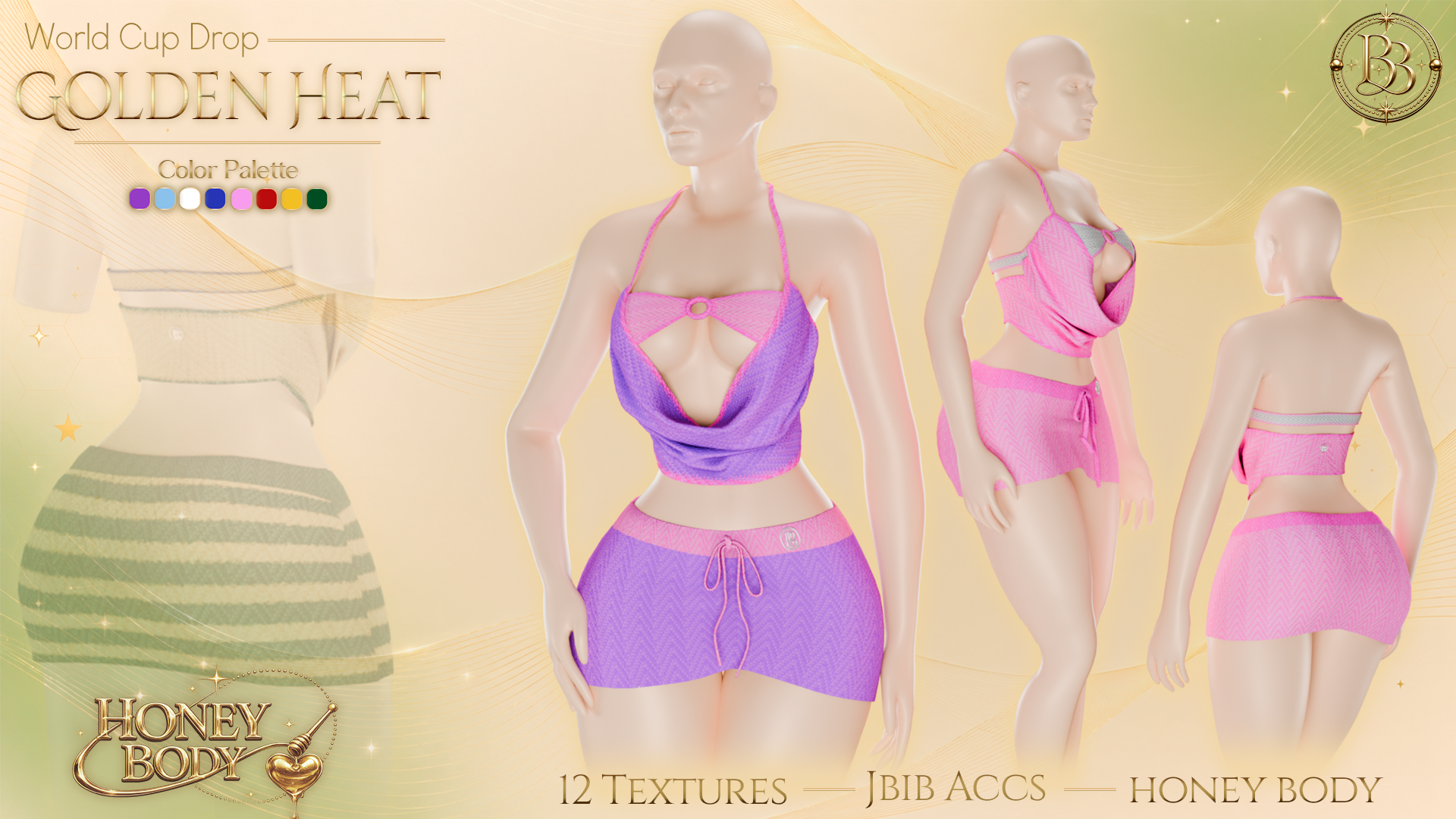Golden Heat Female Set - Honey Body