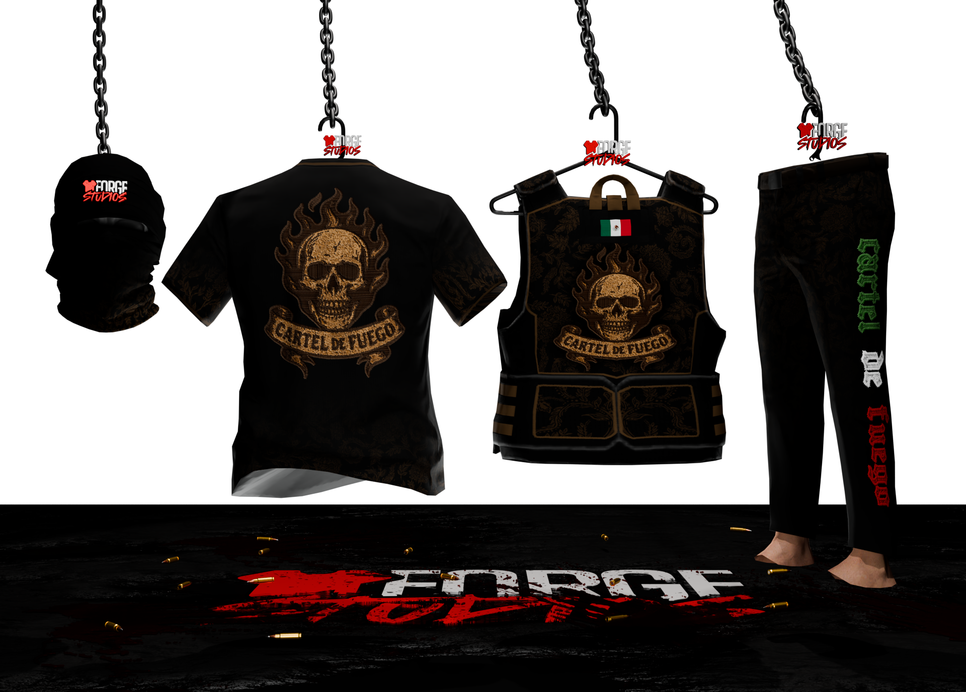 Cartel de Fuego FiveM Kleidungspaket Hero-Vorschau