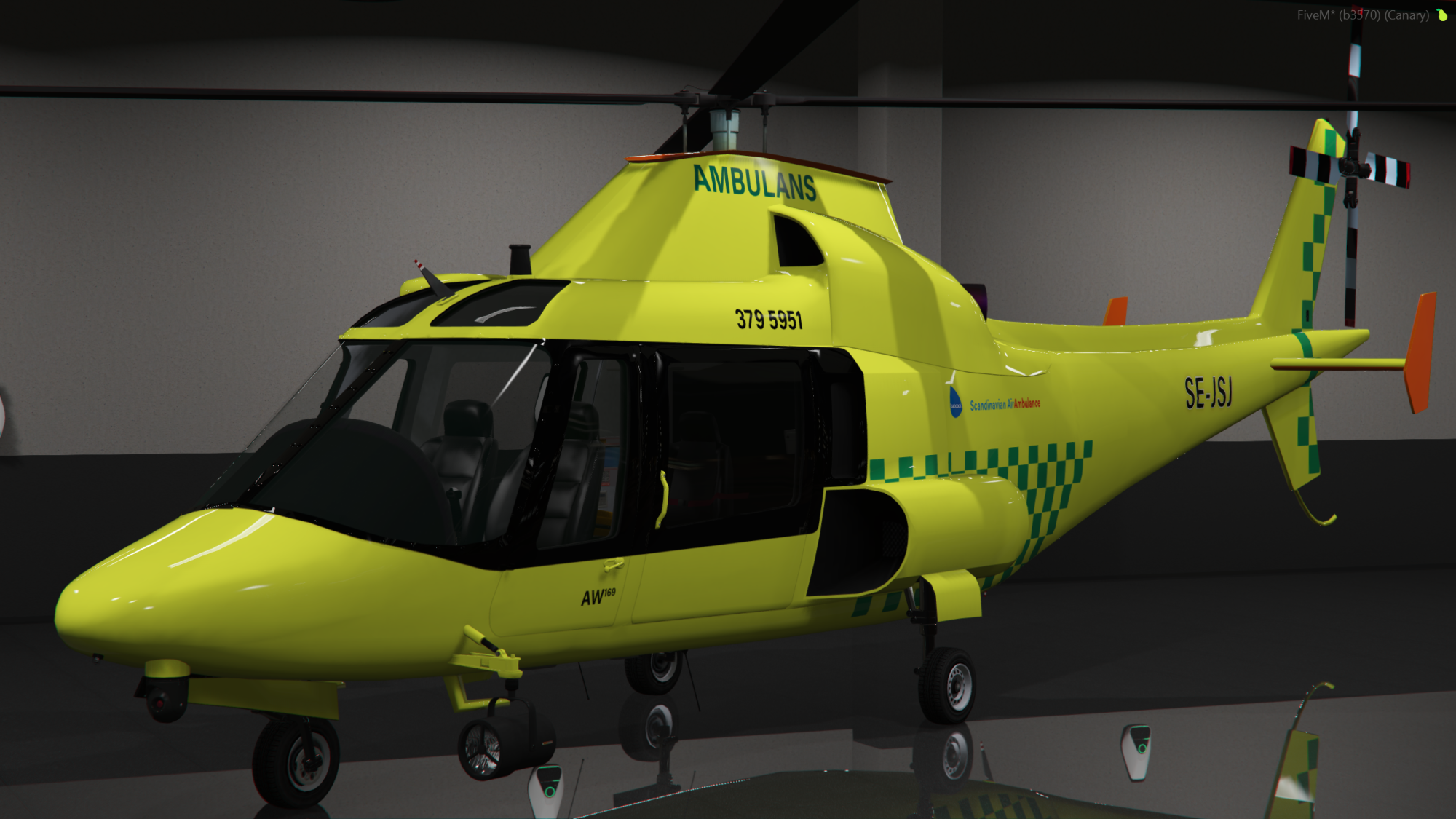 Buckingham Swift - Ambulanshelikopter