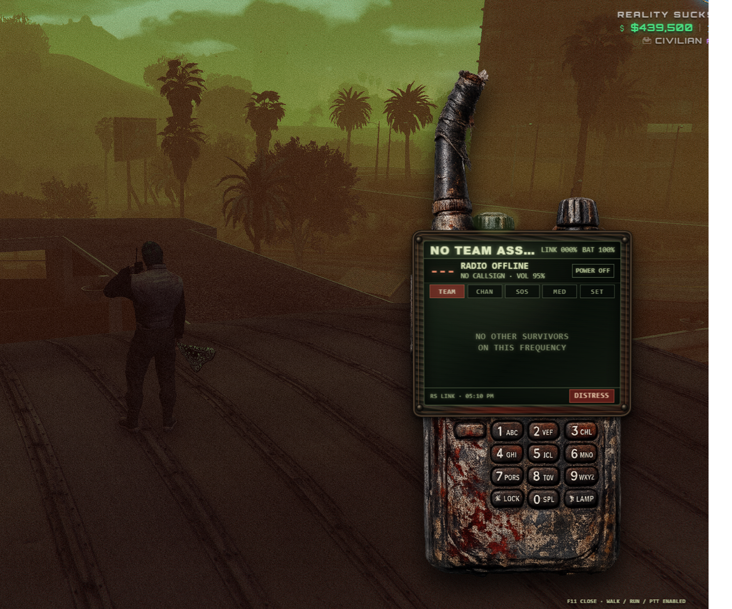 Walkie Talkie Radio for Zombie-Apocalypse Team SOS Emergency