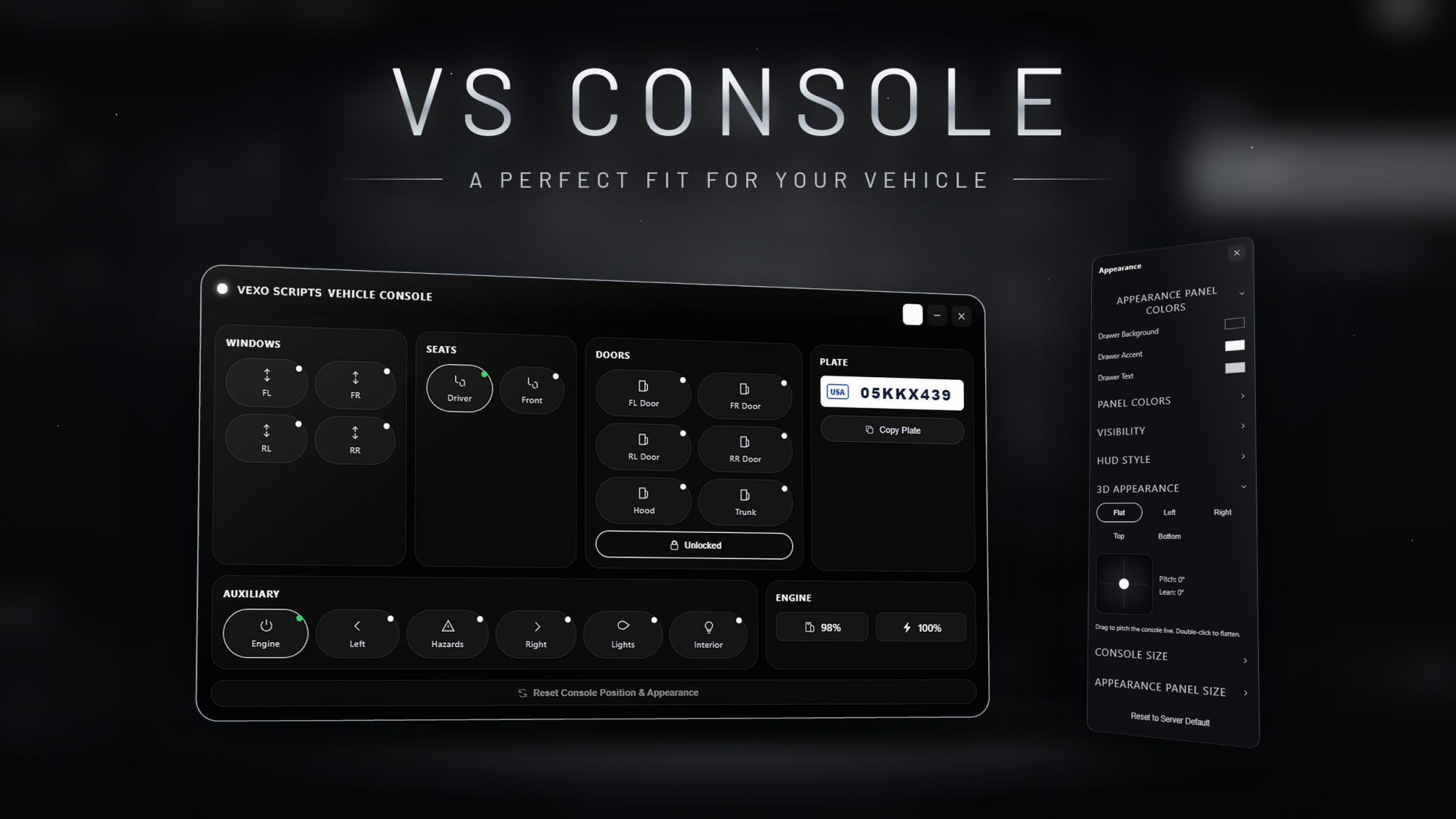 Vs Console V1.0 │Esx, Qbcore & Qbox