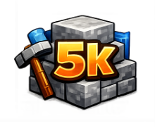 5,000 Claim Blocks 🔨 – Build bigger, better, and safer!