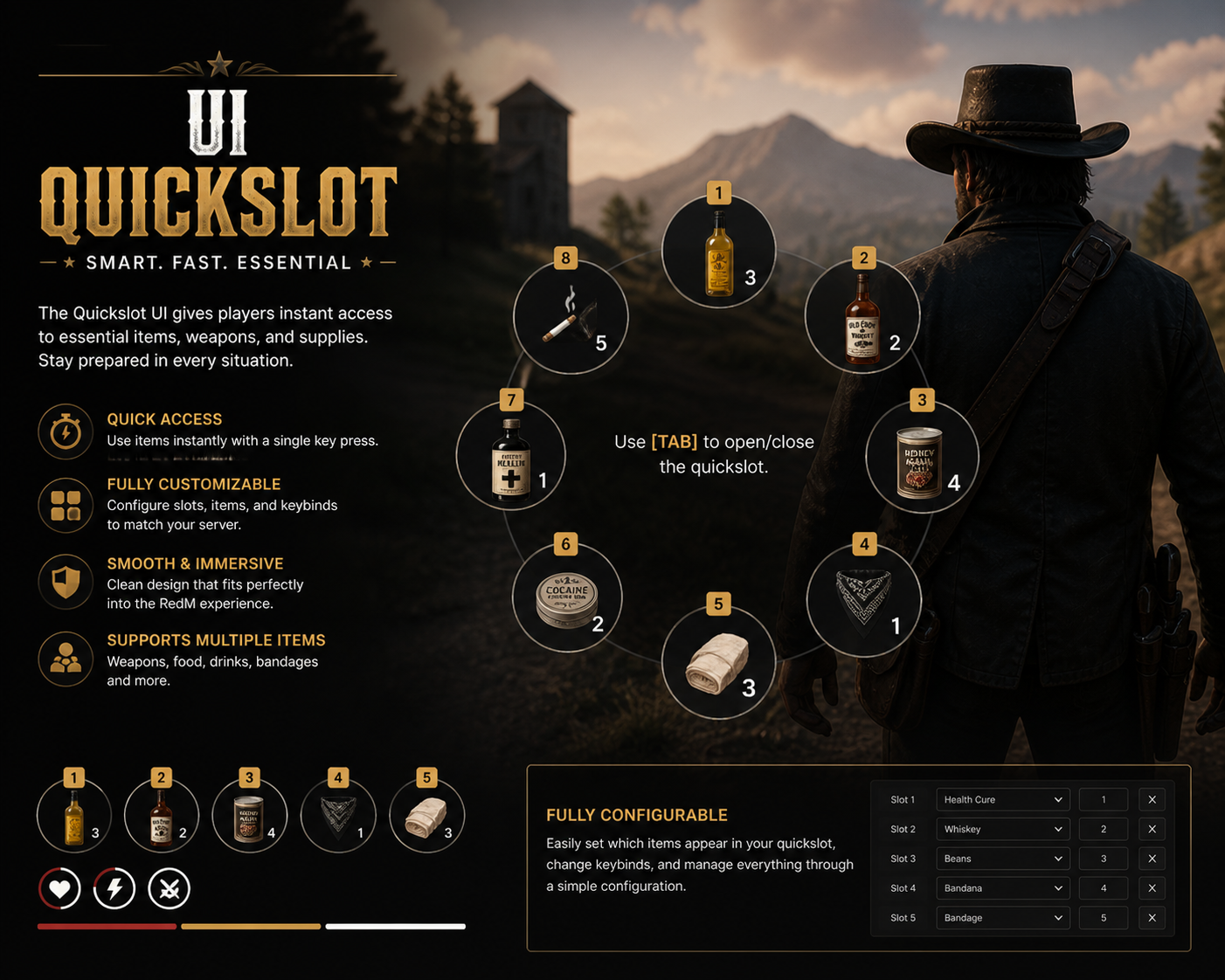 MJ QuickSlot System (RedM / VORP)