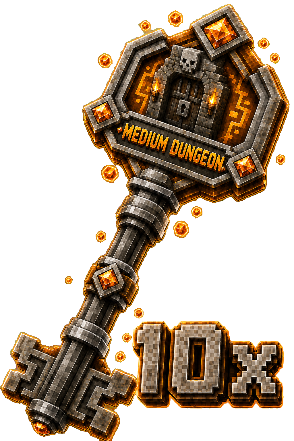 10x Random Medium Dungeon Keys