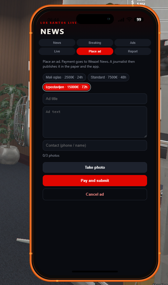 Weazel News V2 — Journalism Job | ESX / QB / Qbox