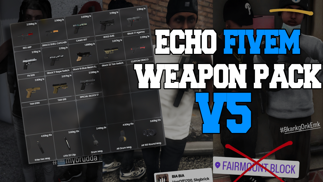 Echo Weapon Pack V5