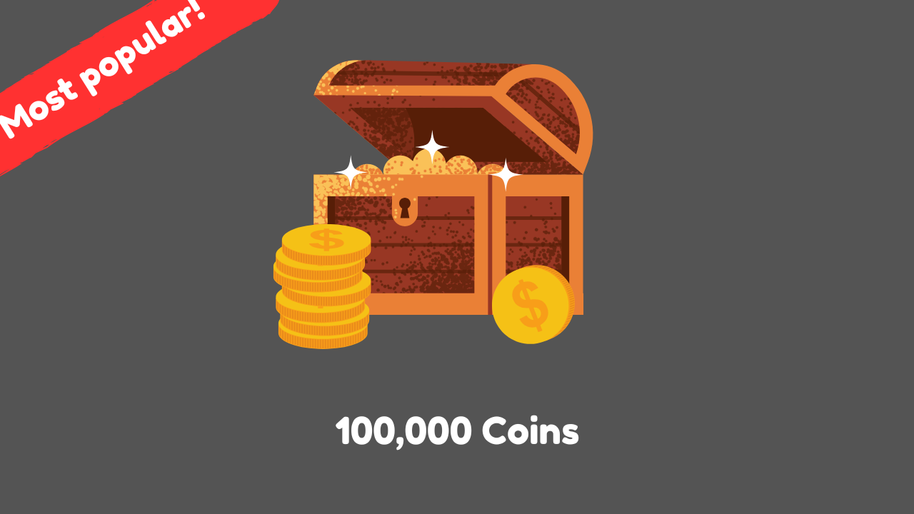 100,000 Coins (+10k Coins Bonus) (Good Value!)
