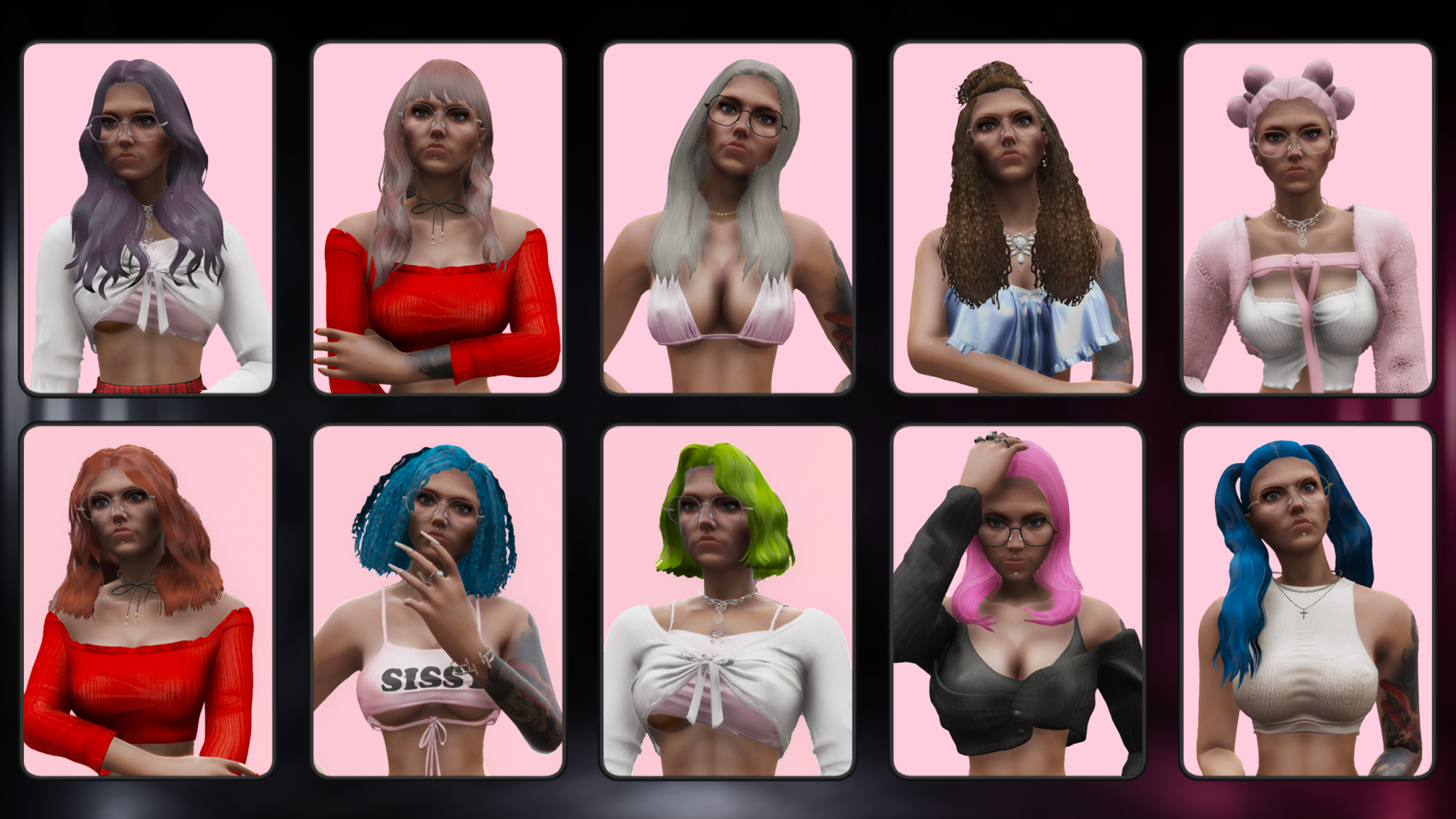 Ultimate Female Hair Pack V2