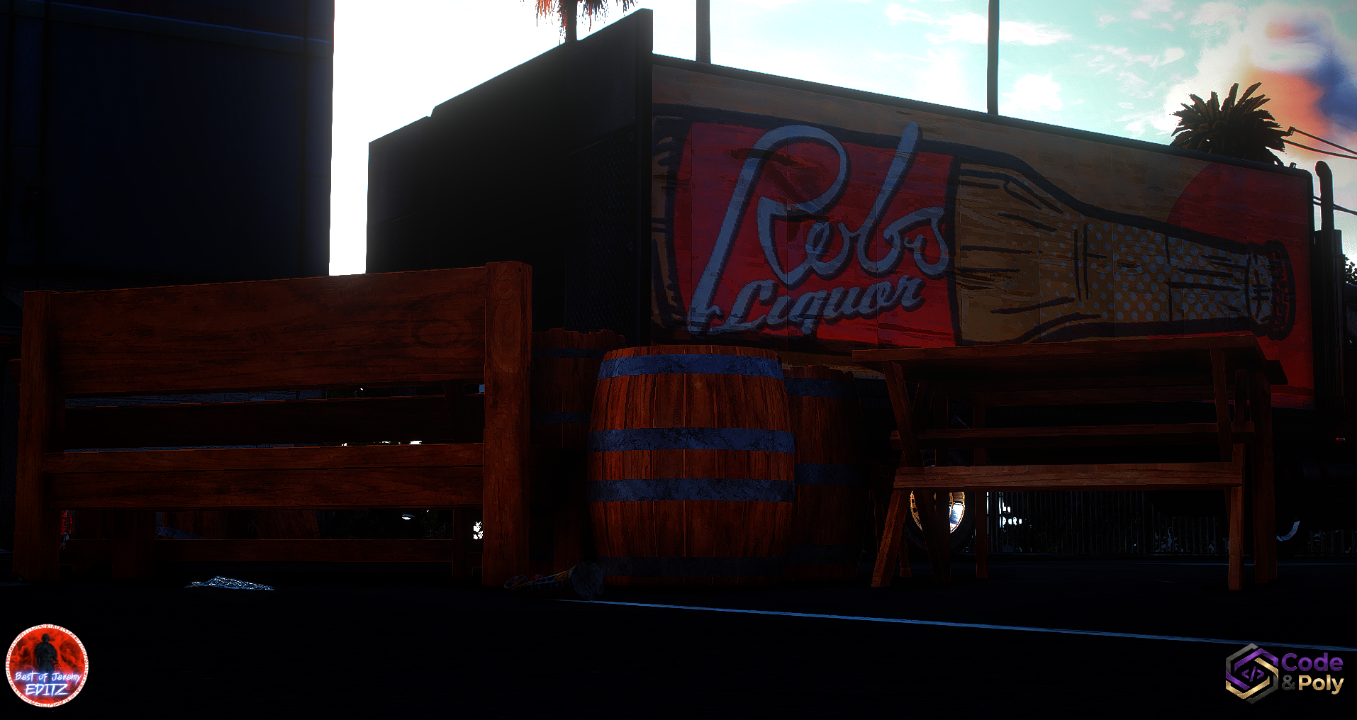 Code & Poly Biergarten props DLC
