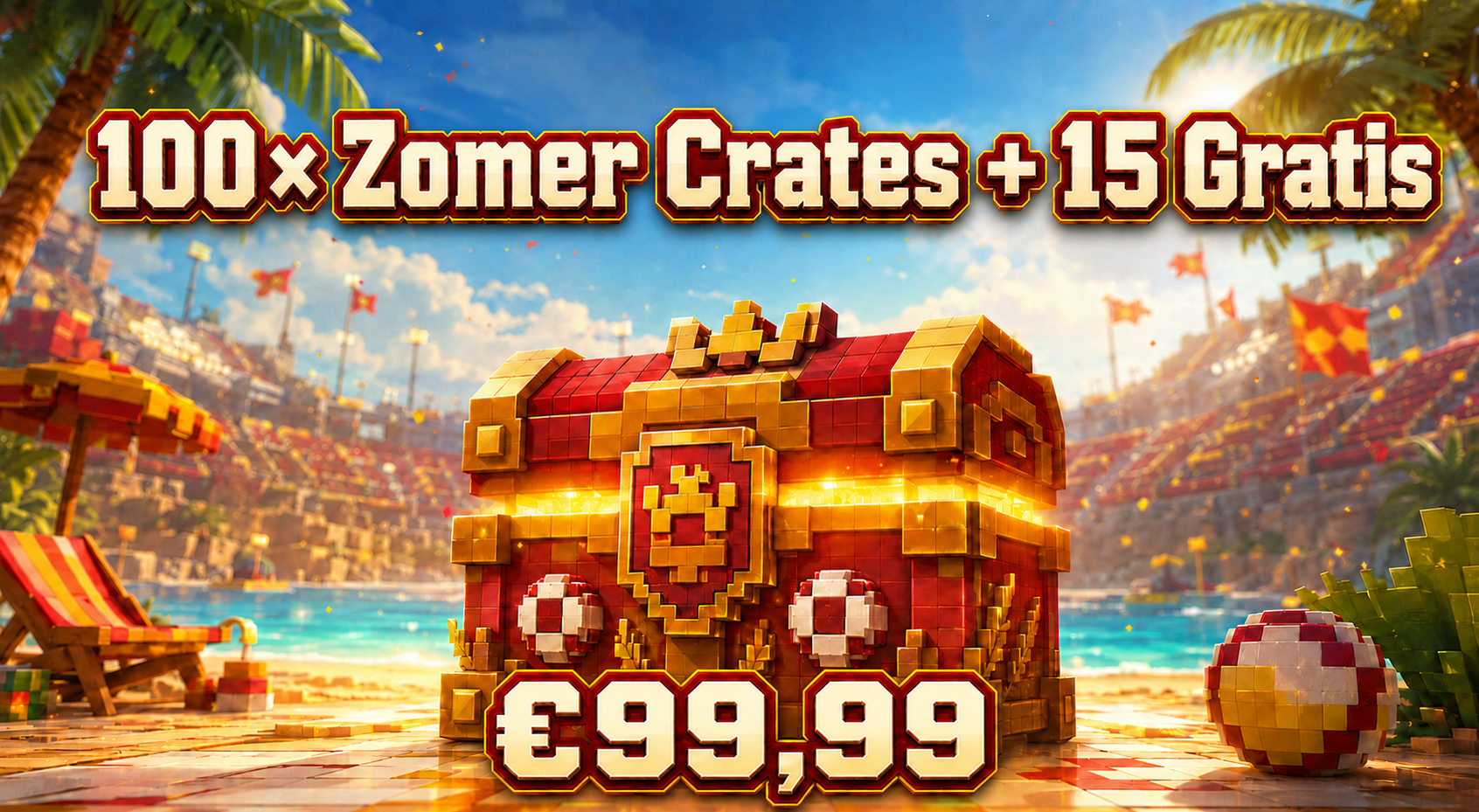 100x KD1 Zomer Crates V2 + 15 Gratis